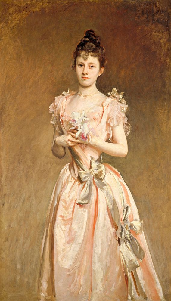 Miss Grace Woodhouse (1890) by John Singer Sargent. Original from The National Gallery of Art. Digitally enhanced by…