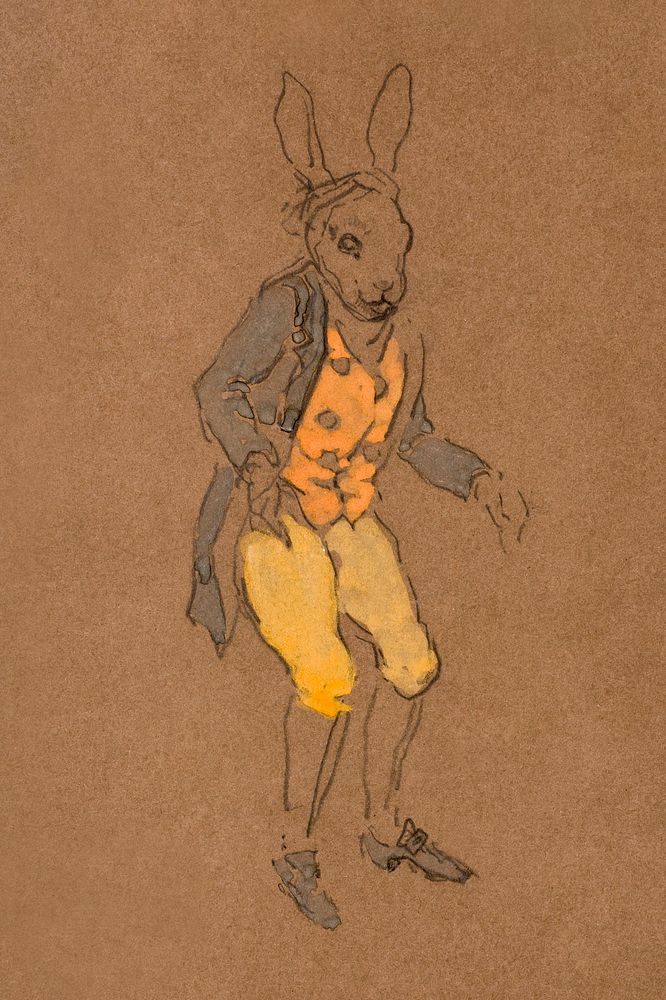 March Hare (1915) Costume Design for Alice in Wonderland in high resolution by William Penhallow Henderson. Original from…
