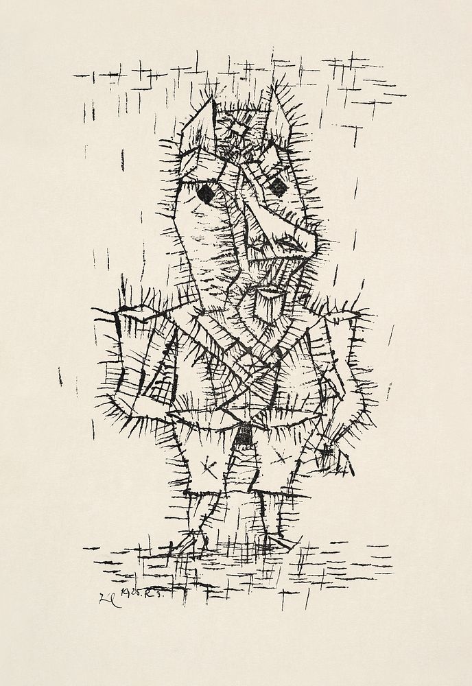 Ass (Esel) (1925) by Paul Klee. Original from The MET Museum. Digitally enhanced by rawpixel.