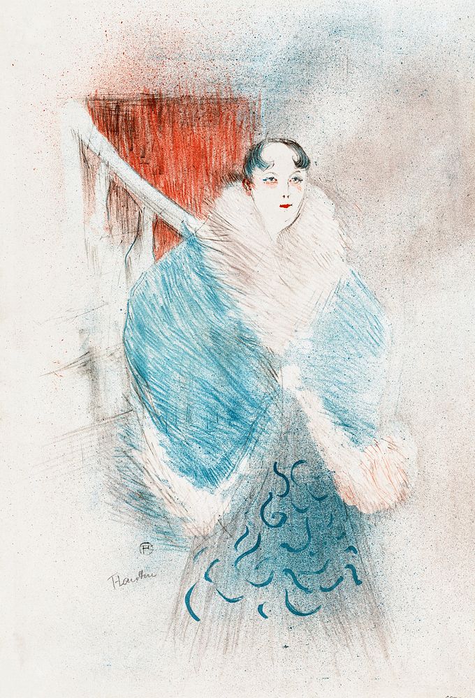 Elsa, Dite la Viennoise (1897) print in high resolution by Henri de Toulouse&ndash;Lautrec. Original from The Cleveland…