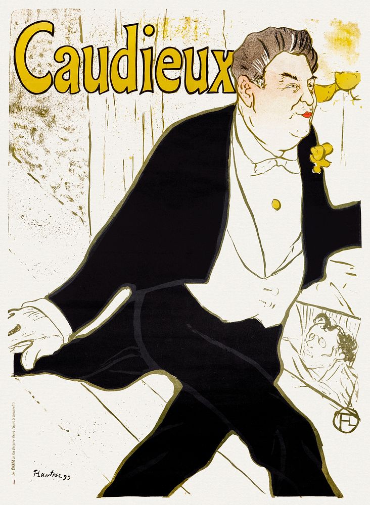 Caudious (1893) print in high resolution by Henri de Toulouse&ndash;Lautrec. Original from The Public Institution Paris…