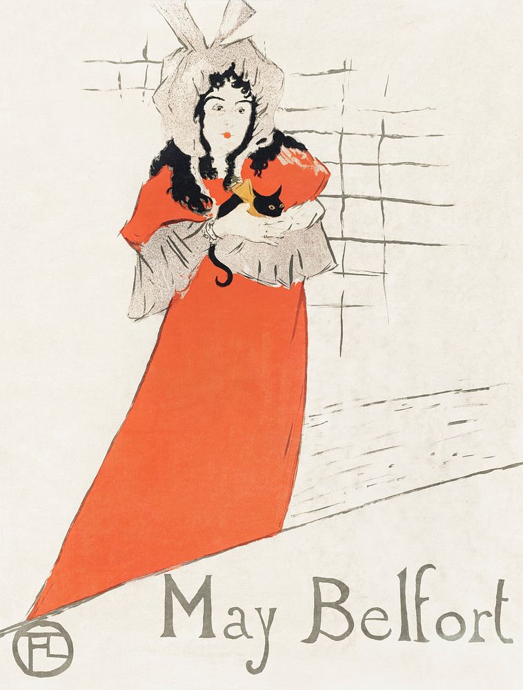 May Belfort (1895) print in high resolution by Henri de Toulouse&ndash;Lautrec. Original from The Rijksmuseum. Digitally…