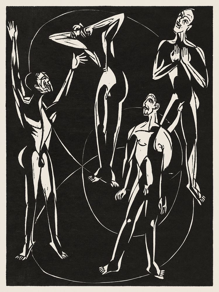 Feelings (1937) print in high resolution by Ernst Ludwig Kirchner. Original from The National Gallery of Art. Digitally…