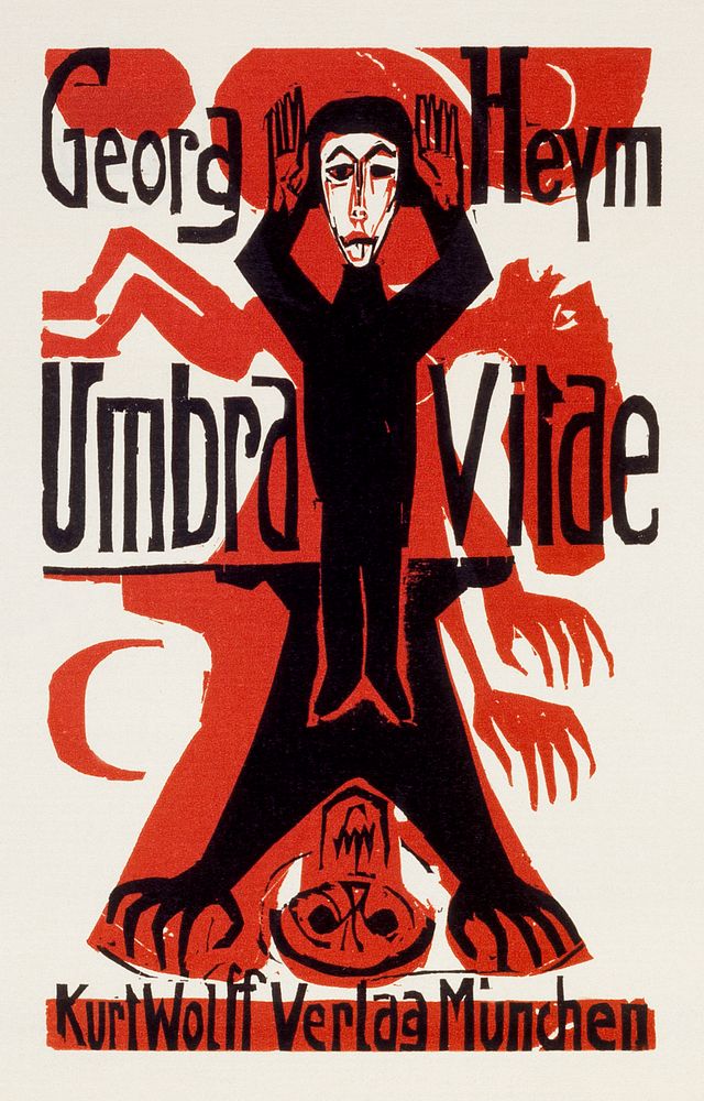 Shadow of life (1924) print in high resolution by Ernst Ludwig Kirchner and Kurt Wolff. Original from The Los Angeles County…