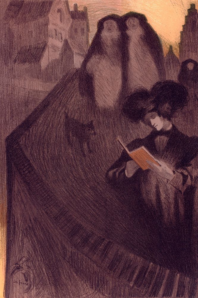 Dessin original pour les Ma&icirc;tres de l'Affiche (1898) print in high resolution by Georges de Feure. Original from The…