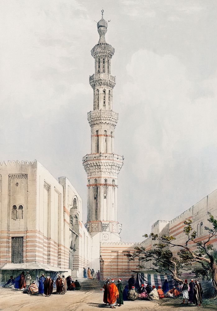 illustration by David Roberts (1796&ndash;1864). Original from The New York Public Library. Digitally enhanced by rawpixel.