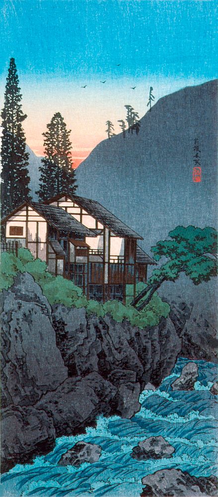 Hakone (1939) print in high resolution by Hiroaki Takahashi. Original from The Los Angeles County Museum of Art. Digitally…