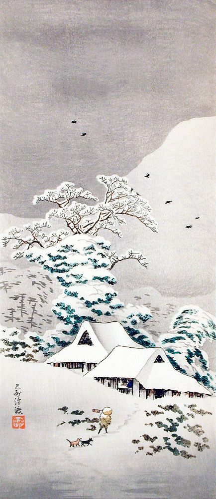 Sawatari in Snow (1936) print in high resolution by Hiroaki Takahashi. Original from The Los Angeles County Museum of Art.…