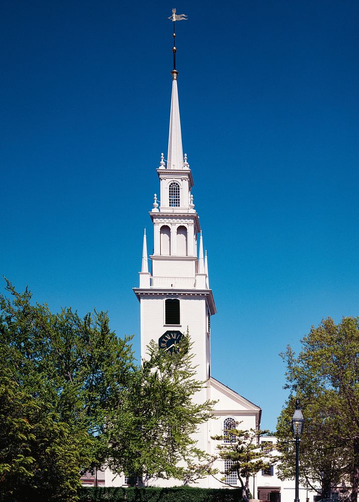 Newport, Rhode Island Trinity Church. Original image from Carol M. Highsmith&rsquo;s America, Library of Congress…