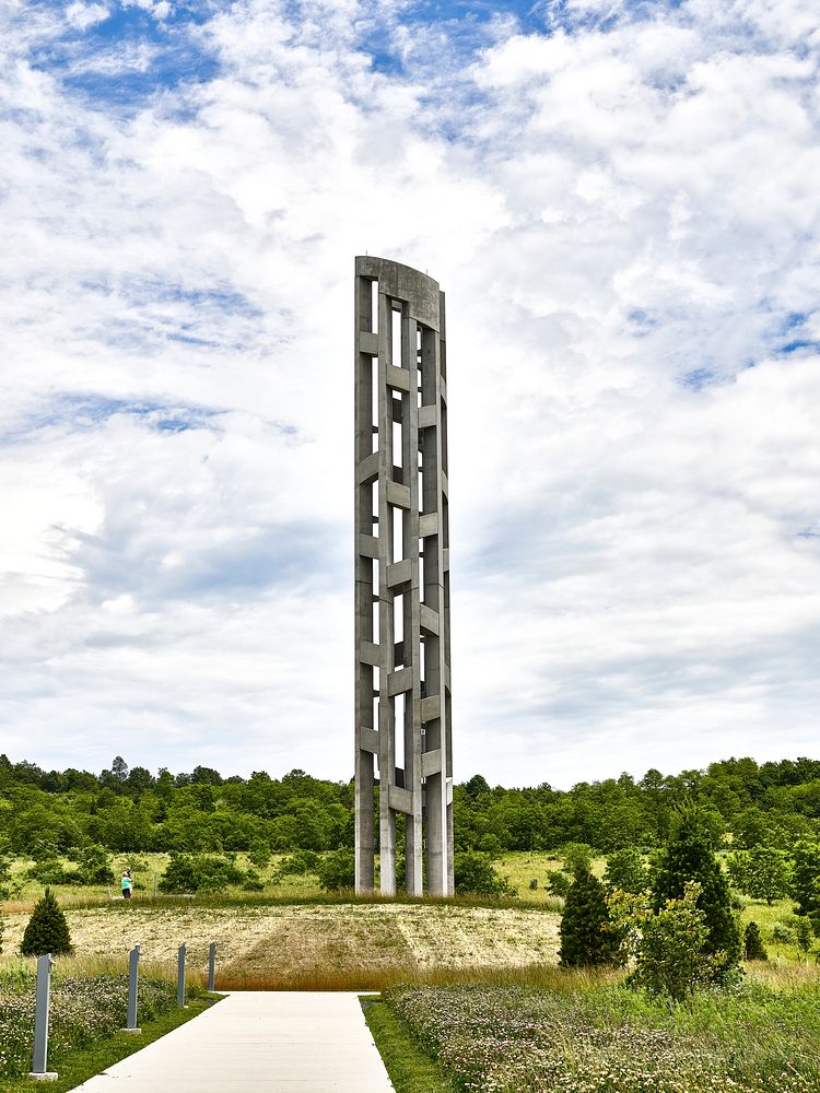 Tower of Voices at the Flight 93 National Memorial near Shanksville, Pennsylvania. Original image from Carol M.…