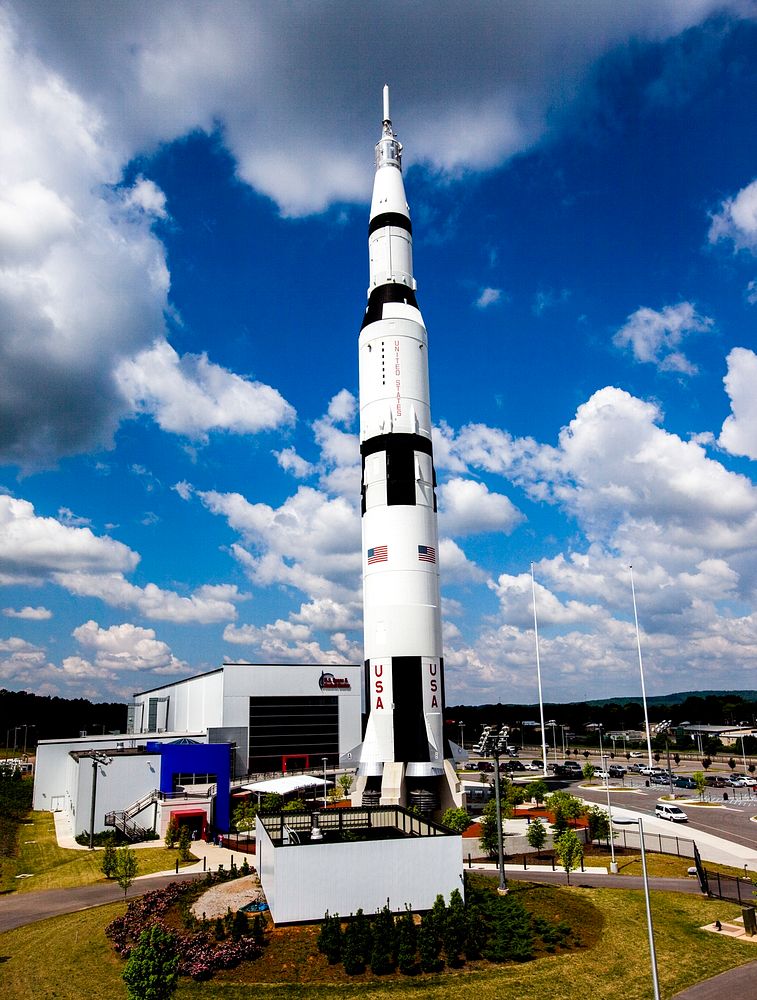 The U.S. Space & Rocket Center in Alabama. Original image from Carol M. Highsmith&rsquo;s America, Library of Congress…