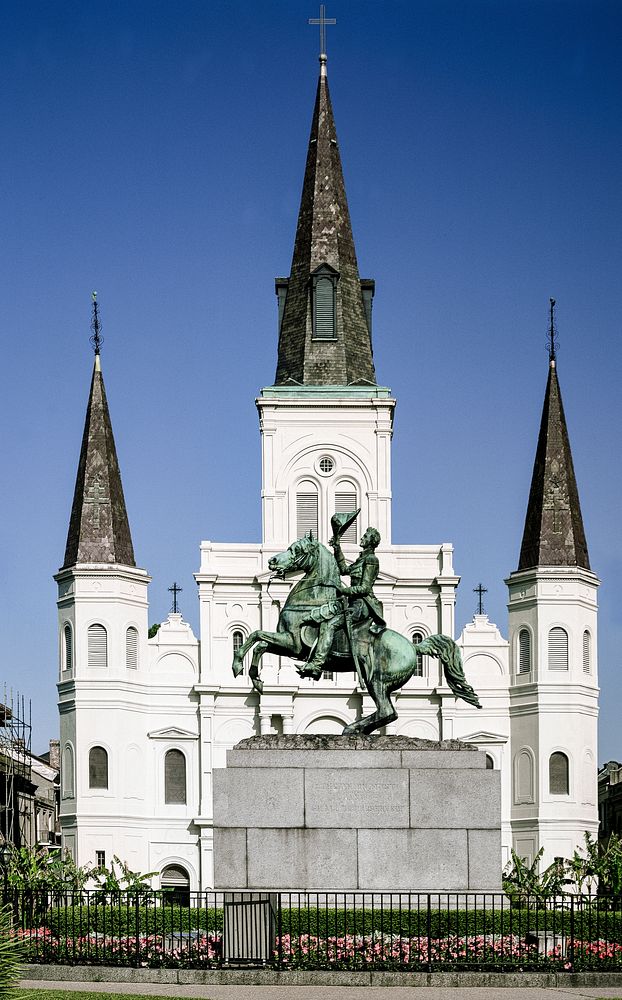 Historic Jackson Square in New Orleans. Original image from Carol M. Highsmith&rsquo;s America, Library of Congress…