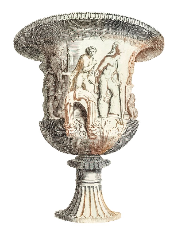 Vintage illustration of Medici vase