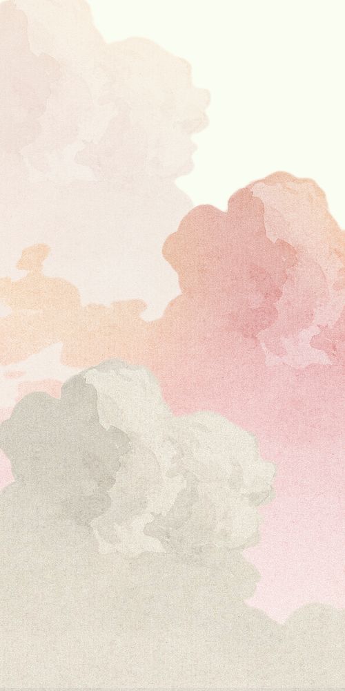Pastel pink cloud wallpaper