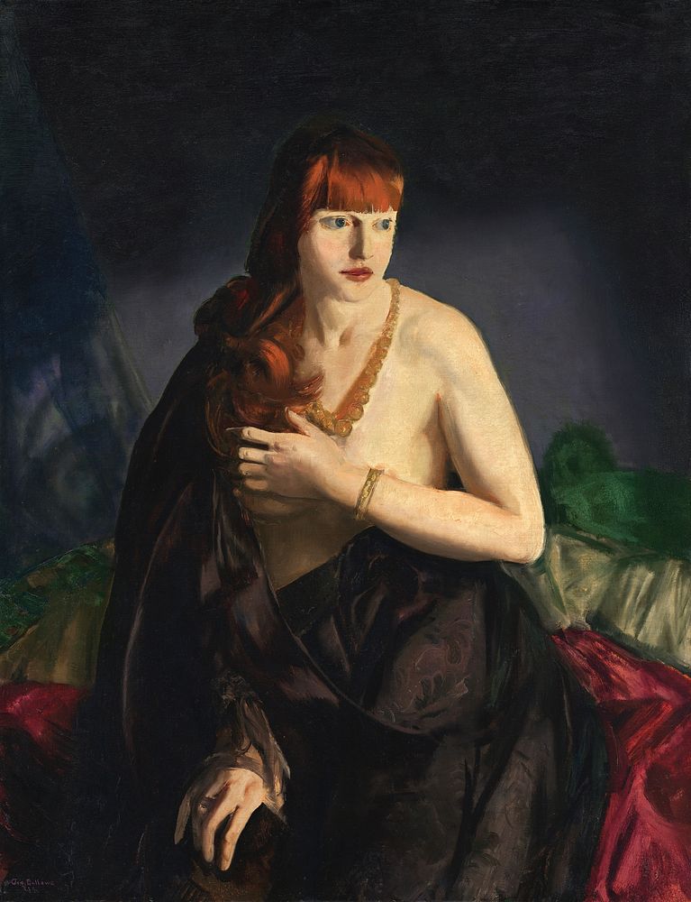 Nude with Red Hair (1920) print in high resolution by George Wesley Bellows. Original from National Gallery of Art.…