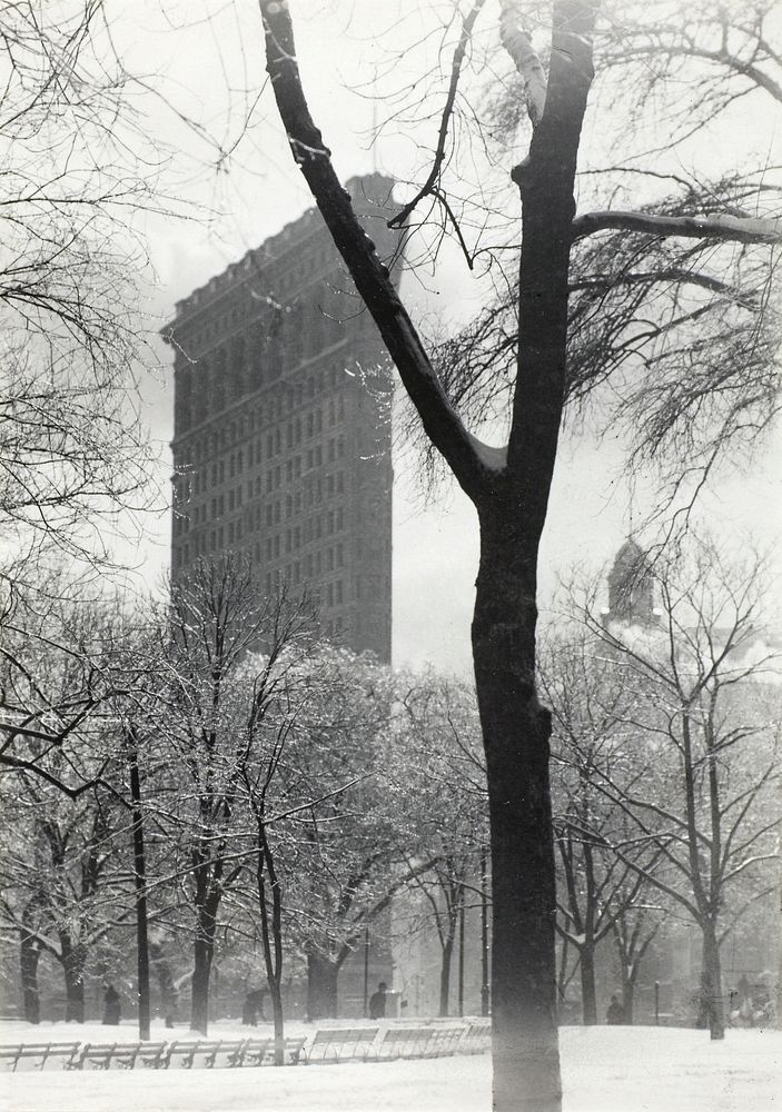 The Flatiron (1903) by Alfred Stieglitz. Original from The Art Institute of Chicago. Digitally enhanced by rawpixel.