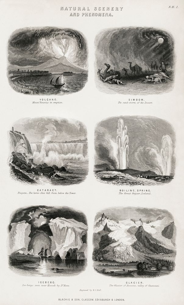 Natural Scenery and Phenomena.  Digitally enhanced from our own original edition of A history of the earth and animated…