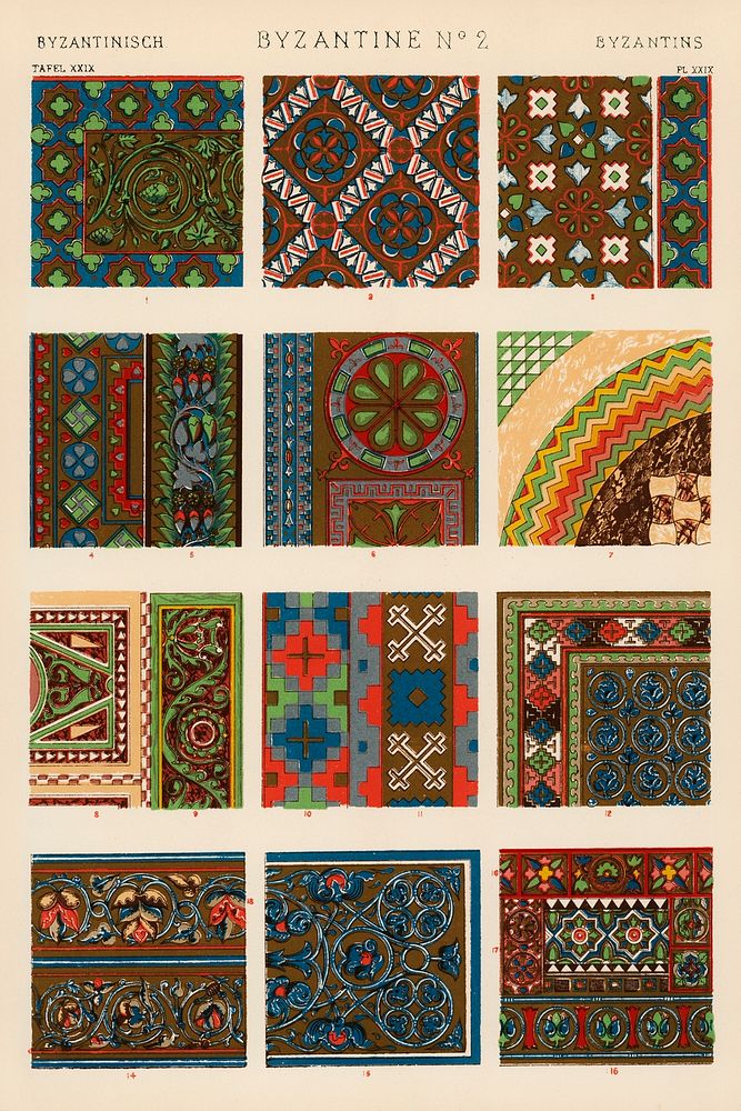 Vintage pattern illustration. Digitally enhanced | Free Photo ...