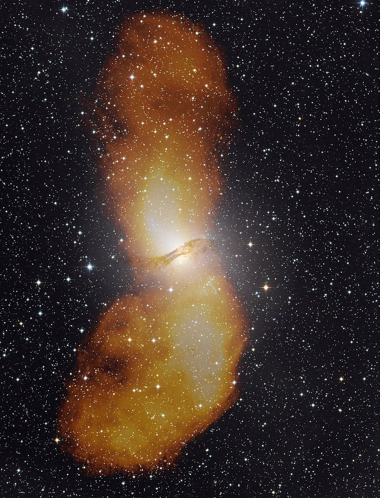 Best-ever snapshot of a black hole's jets. Released on May 20th, 2011. Original from NASA. Digitally enhanced by rawpixel.