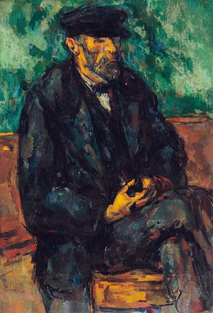 The Gardener Vallier (1906) by Paul C&eacute;zanne. Original from The National Gallery of Art. Digitally enhanced by…