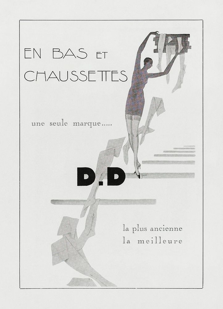 Feuillets de l' &eacute;l&eacute;gance f&eacute;minine (1928) published in Art&ndash;Go&ucirc;t&ndash;Beaut&eacute;.…