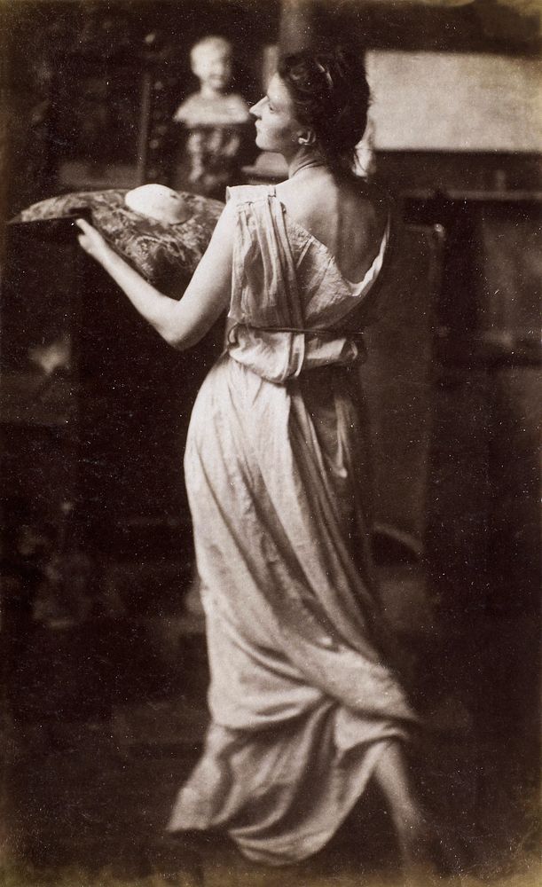 Woman Photography from the back (ca. 1883&ndash;1914). Original from The Rijksmuseum. Digitally enhanced by rawpixel.