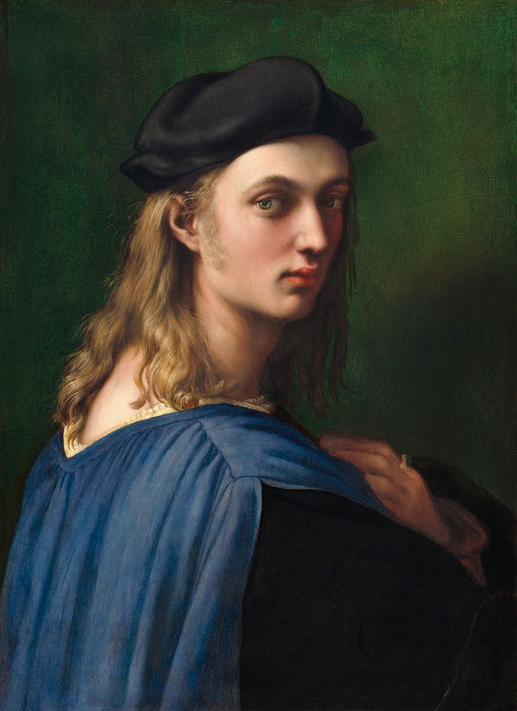 Raphael's Bindo Altoviti (ca. 1515) famous painting. Original from National Gallery of Art. Digitally enhanced by rawpixel.