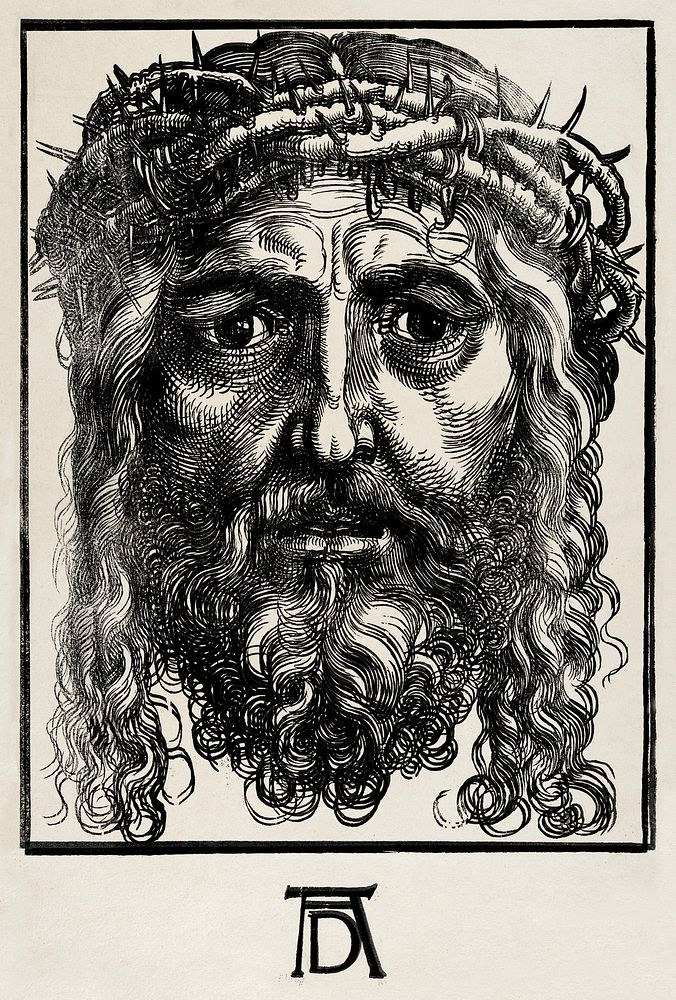 The Head of Christ Crowned with Thorns (1520) print in high resolution by Sebald Beham. Original from The MET Museum.…