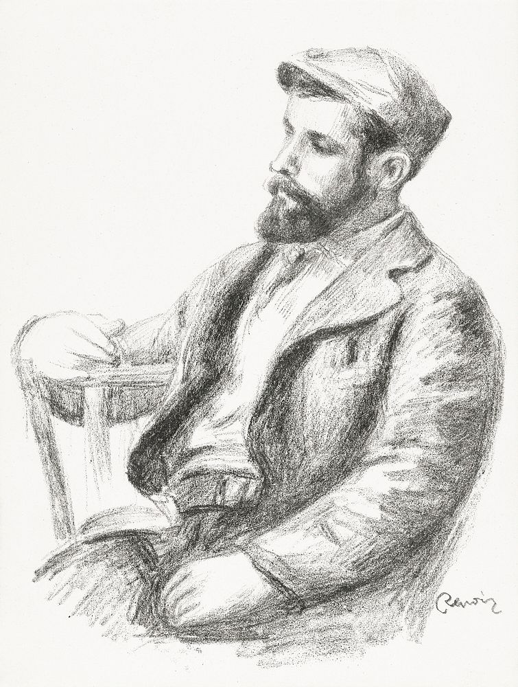 Portrait of Louis Valtat (1904) by Pierre-Auguste Renoir. Original from The Art Institute of Chicago. Digitally enhanced by…