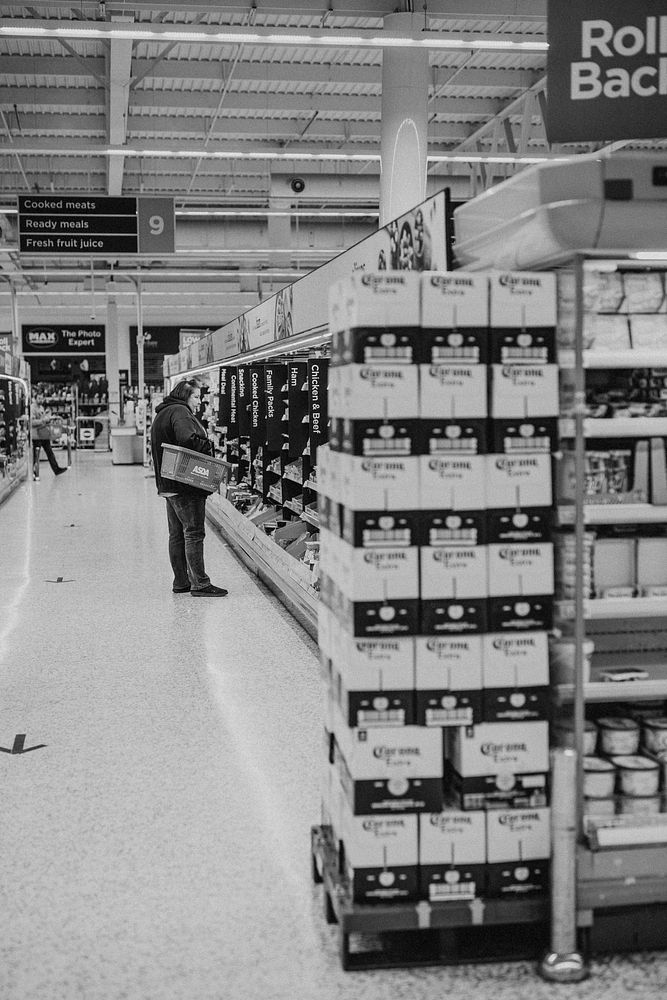 Corona beer sold at a supermarket. BRISTOL, UK, March 30, 2020