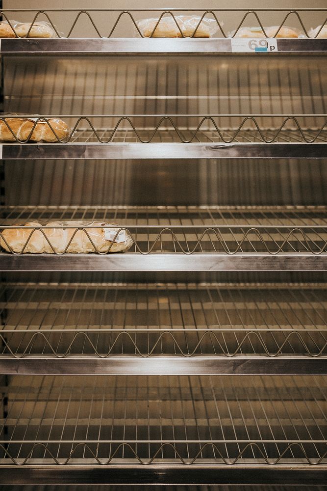 Fear of coronavirus spreading causing empty shelves in the grocery store - BRISTOL, UK, March 30, 2020