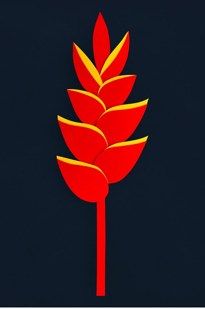 Heliconia flower 