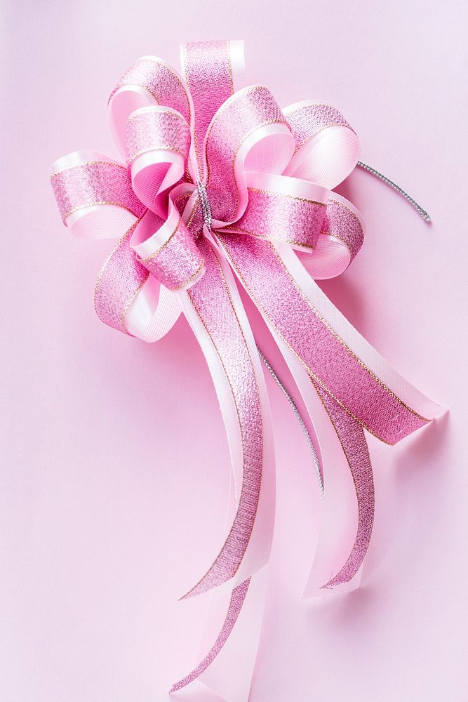Closeup of decorative ribbon