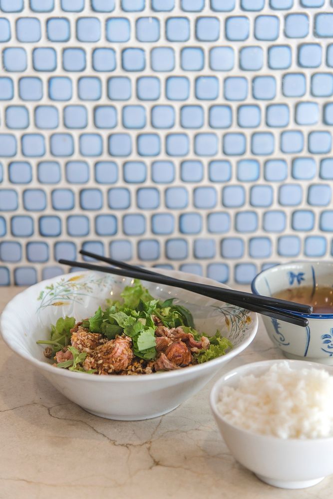 Bowl of Asian pork stew