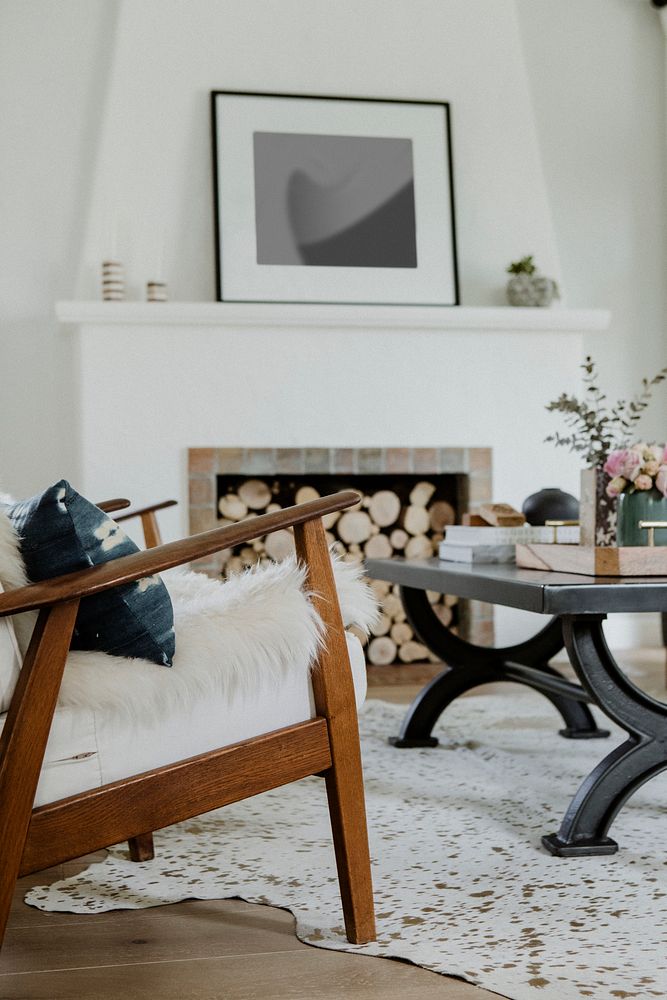 Simple living room interior