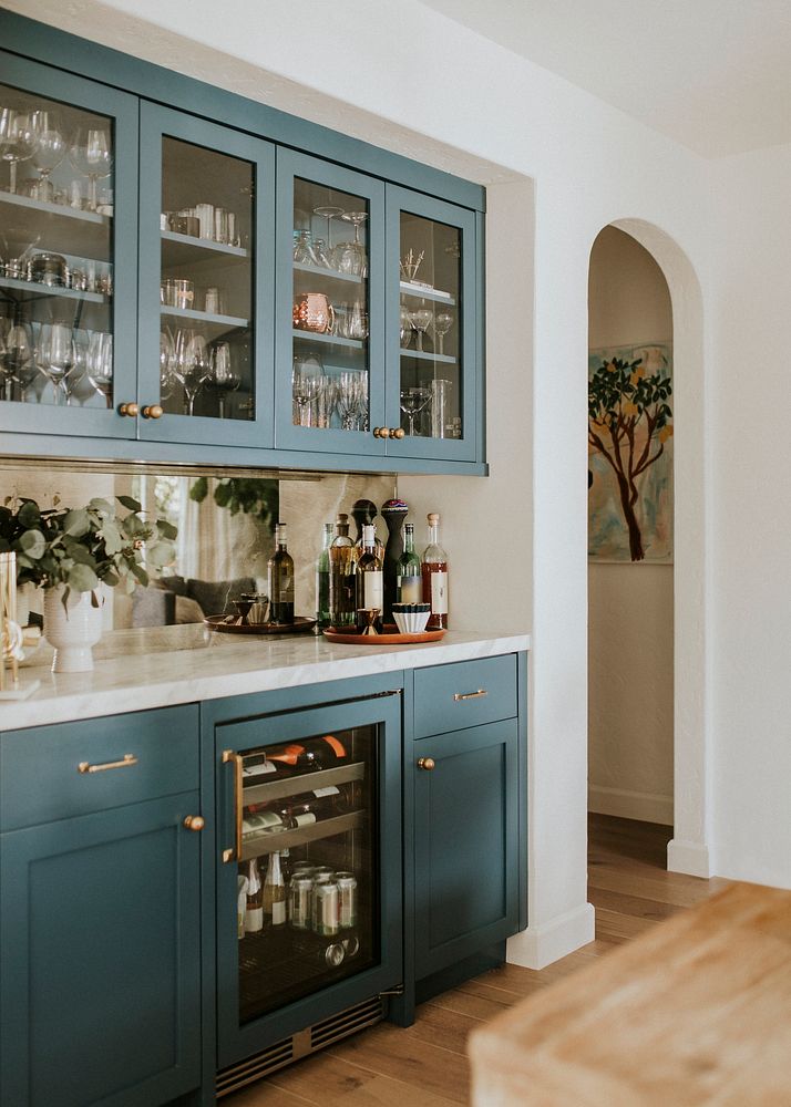 Alcohol chiller under the cabinet