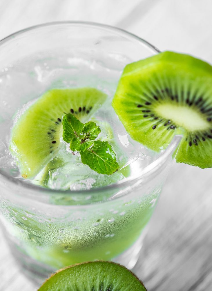 Kiwi mint infused water recipe