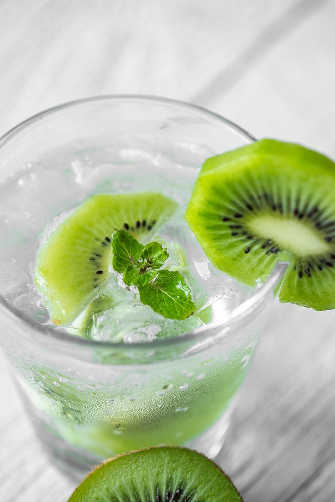 Kiwi mint infused water recipe