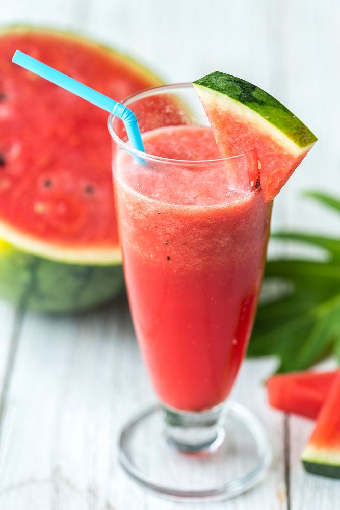Healthy watermelon shake summer recipe