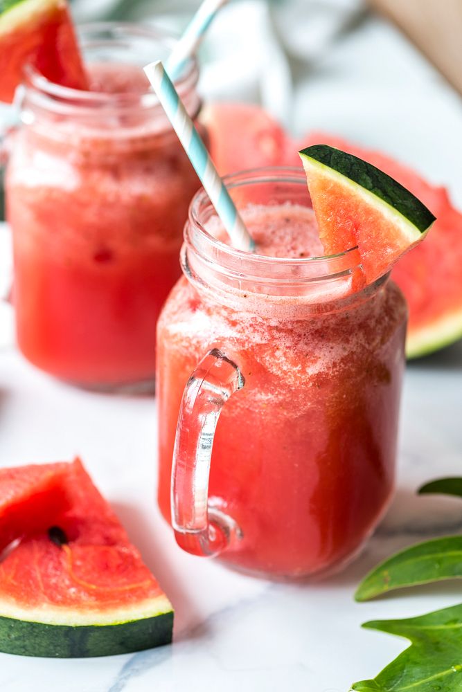 Healthy watermelon shake summer recipe
