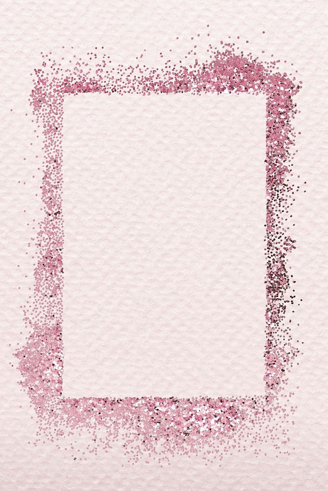 Dusty shiny pink frame illustration illustration