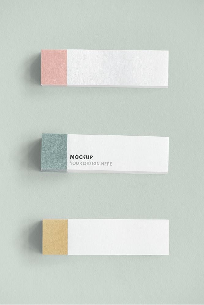 Blank colorful page marker collection