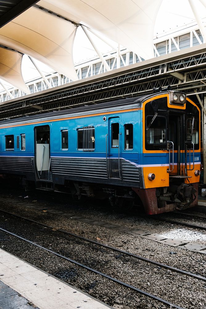 A public city train in Asia