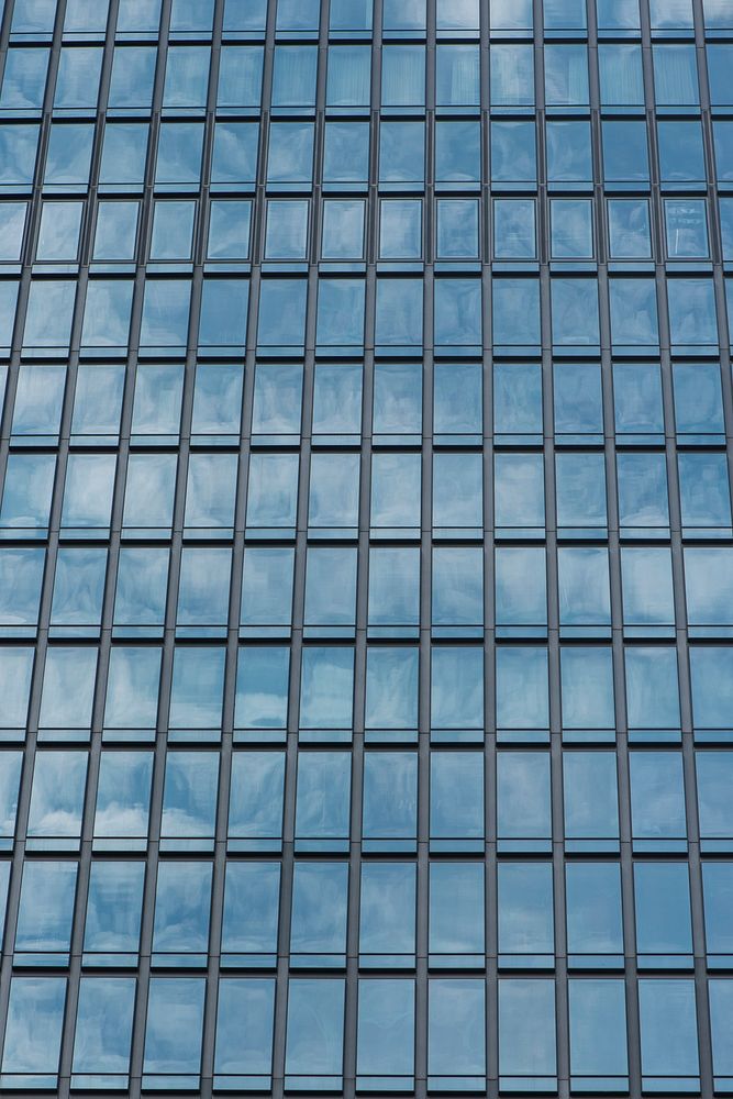 Building's glass windows