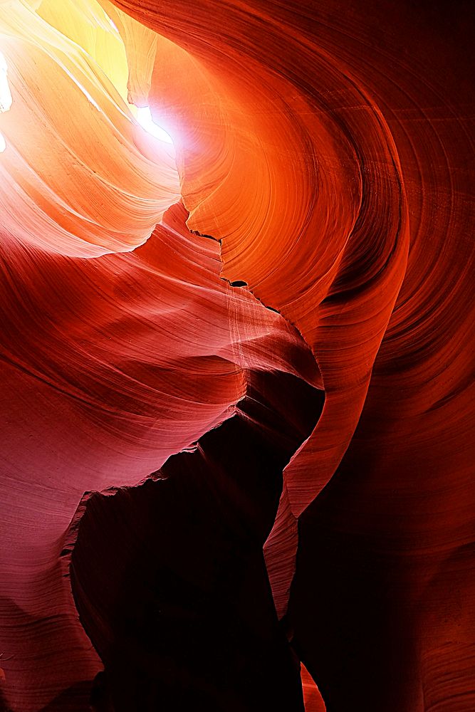 Red rocks in Antelope Canyon, Arizona, USA