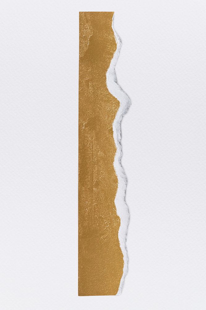 Handmade torn paper craft psd in brown earth tone