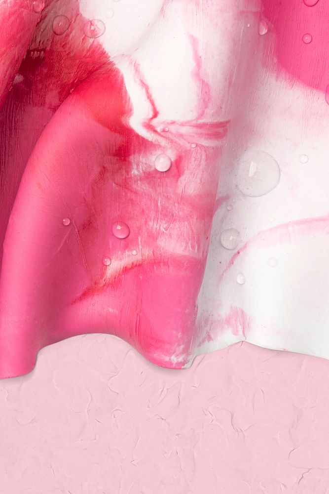Aesthetic tie dye background psd in pink DIY plasticine clay creative art