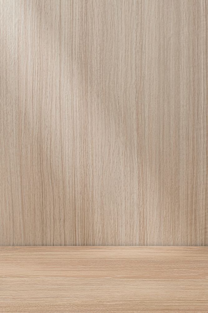 Product backdrop in light Japanese wood