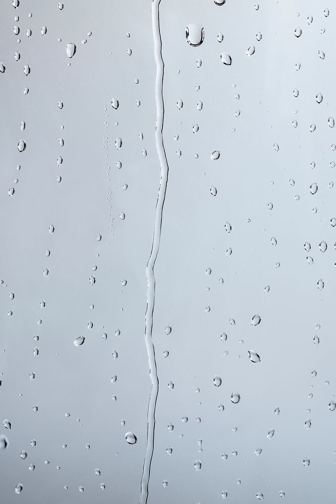 Rainy window background, water effect psd add-on
