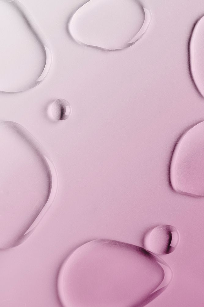 Pink background, water texture frame